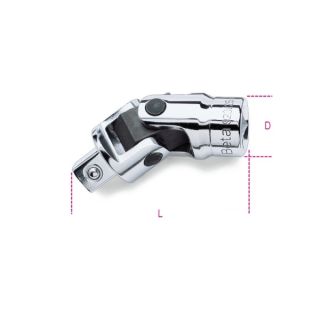 SNODO CON ATTACCHI QUADRI MASCHIO E FEMMINA 1/2" CROMATO BETA 920/25 