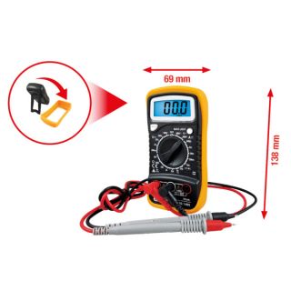 KS TOOLS Digital Multimeter inkl. Prüfspitzen