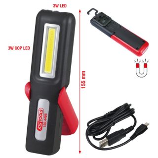 TRAGBARE WERKSTATTLEUCHTE, FALTBAR, 3 Watt COB LED KS TOOLS