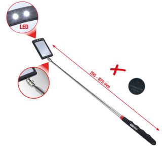 SPECCHIO DI ISPEZIONE FLESSIBILE CON ILLUMINAZIONE KS TOOLS