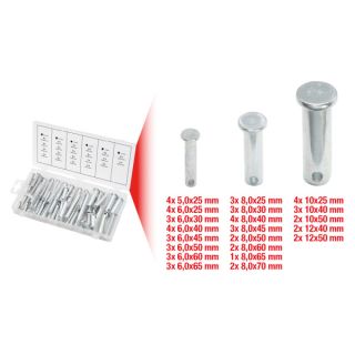 SICHERHEITSSCHRAUBEN-SORTIMENT 60 STK. KS TOOLS