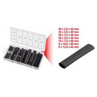 SORTIMENT AN SCHRUMPFSCHLÄUCHEN 2,0x40-13x80, 127 pz KS TOOLS