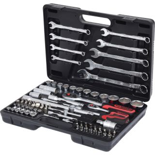 KS TOOLS 1/4"+1/2" Steckschlüssel-Satz, 82-tlg