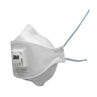 MASCHERINA FFP2  Aura™ 9322+ CON VALVOLA CONF. 10 PZ. 3M™