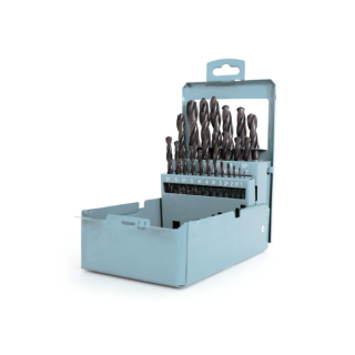 SET PUNTE RULLATE 25PZ.  Ø 1,00 ÷ 13,00 x 0,5 mm BASSOLI
