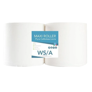 GLATTE PAPIERROLLEN 26X35 800 BLATT 2 STK.